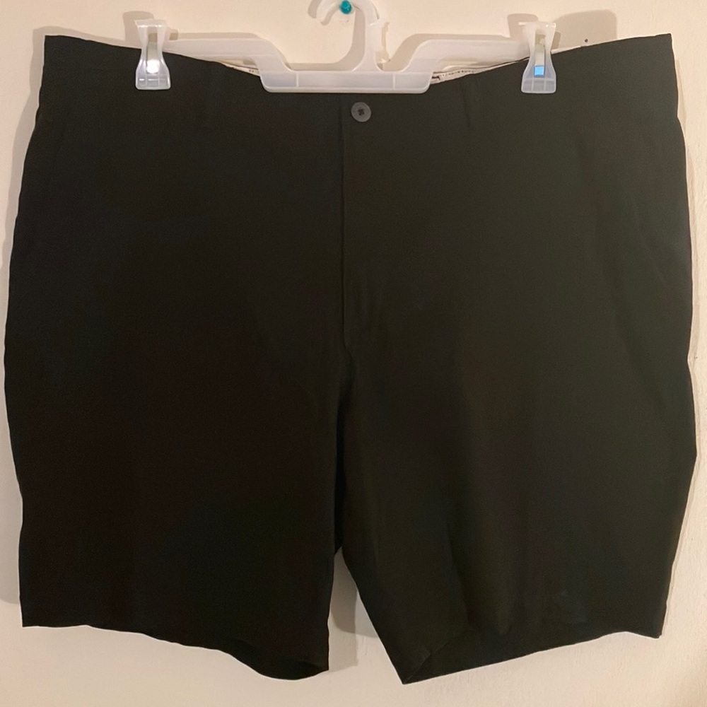 #121 - George Mens Flat Front Above The Knee Shorts - 9” Inseam - Size 46 - NWT - Picture 1 of 3